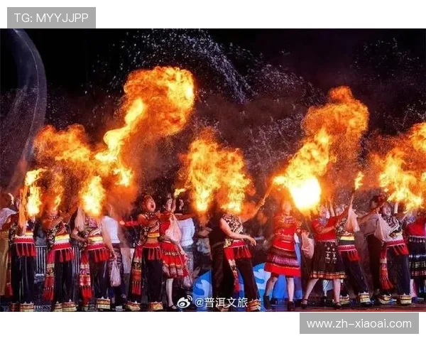 泸州金秋杯赛后举办篝火打跳,游泳与民俗文化结合